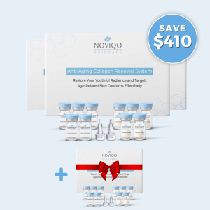 SUB US 3+1 boxes Noviqo™ – Anti-Wrinkle Nano-Silk Collagen Renewal System (3+1-Month Supply)<br>(Delivery every 120 days)