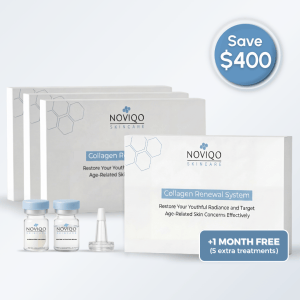 4x - otp Noviqo™ – Anti-Wrinkle Nano-Silk Collagen Renewal System (3+1-Month Supply)